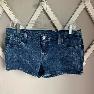 Levi's Women's 29 Acid Wash Short Shorts
